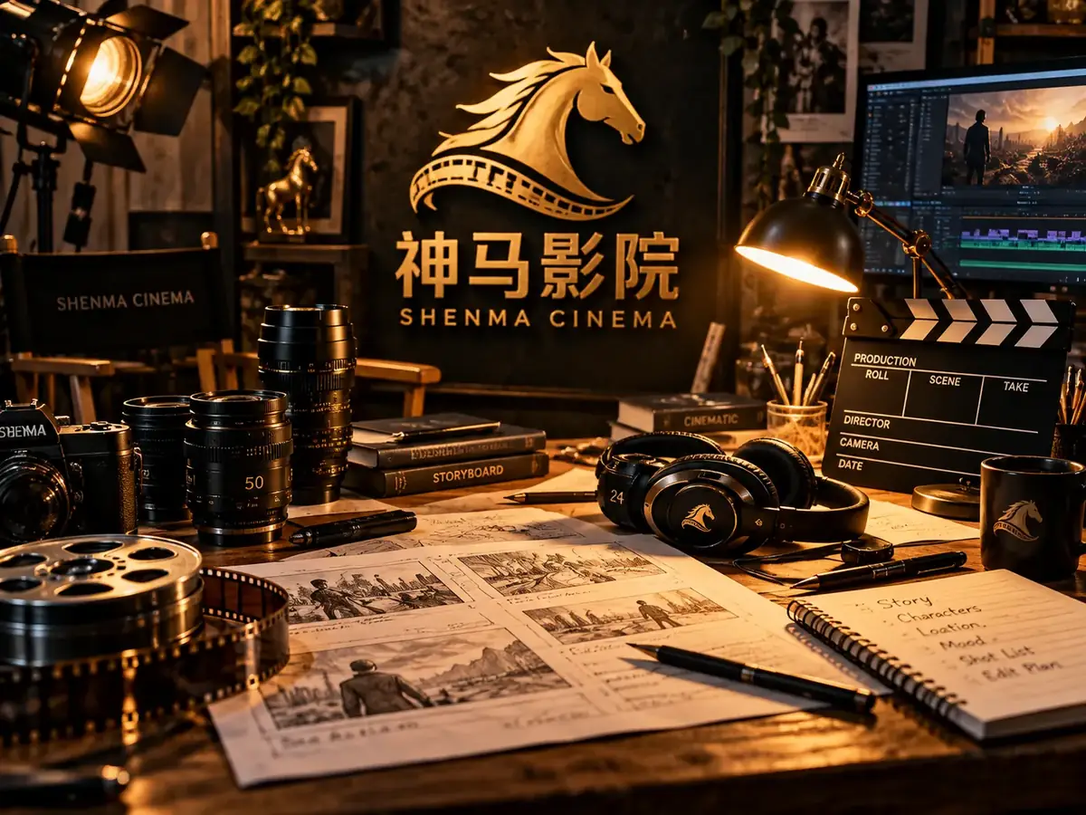 创作与影评主题视觉